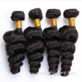 Wholesale Unprocessed Virgin Brazilian 100% Human Hair Bundles Loose Wave Wavy Natural Remy Hair Weft